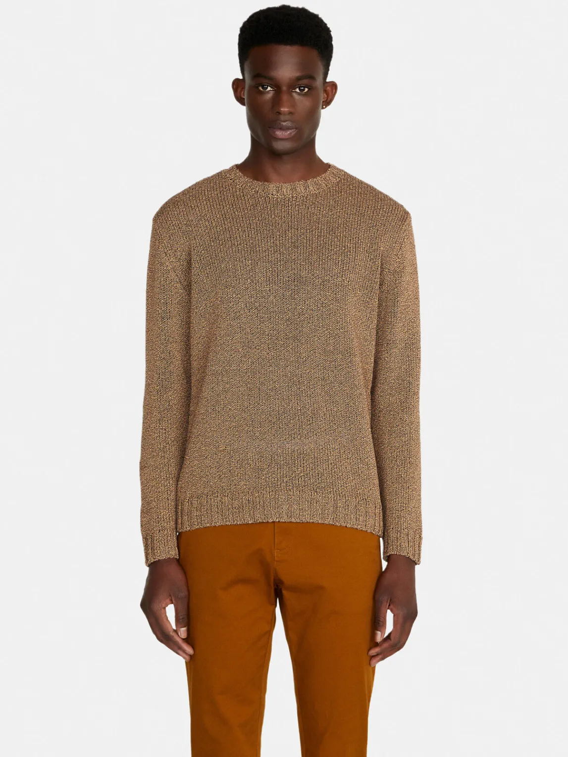 Men Sisley Jumpers & Knitwear<Relaxed Fit Crew Neck Sweater