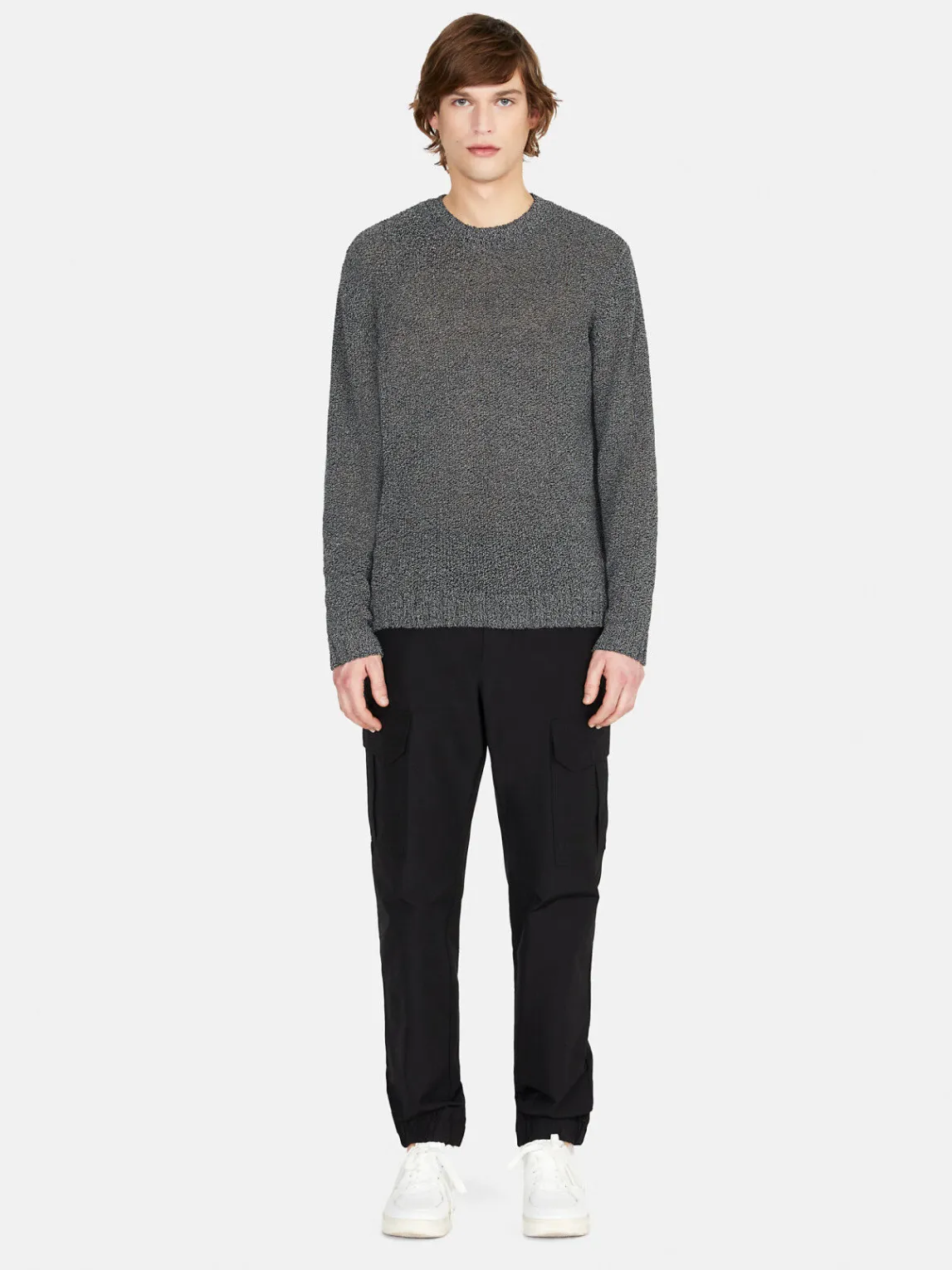 Men Sisley Jumpers & Knitwear<Relaxed Fit Crew Neck Sweater
