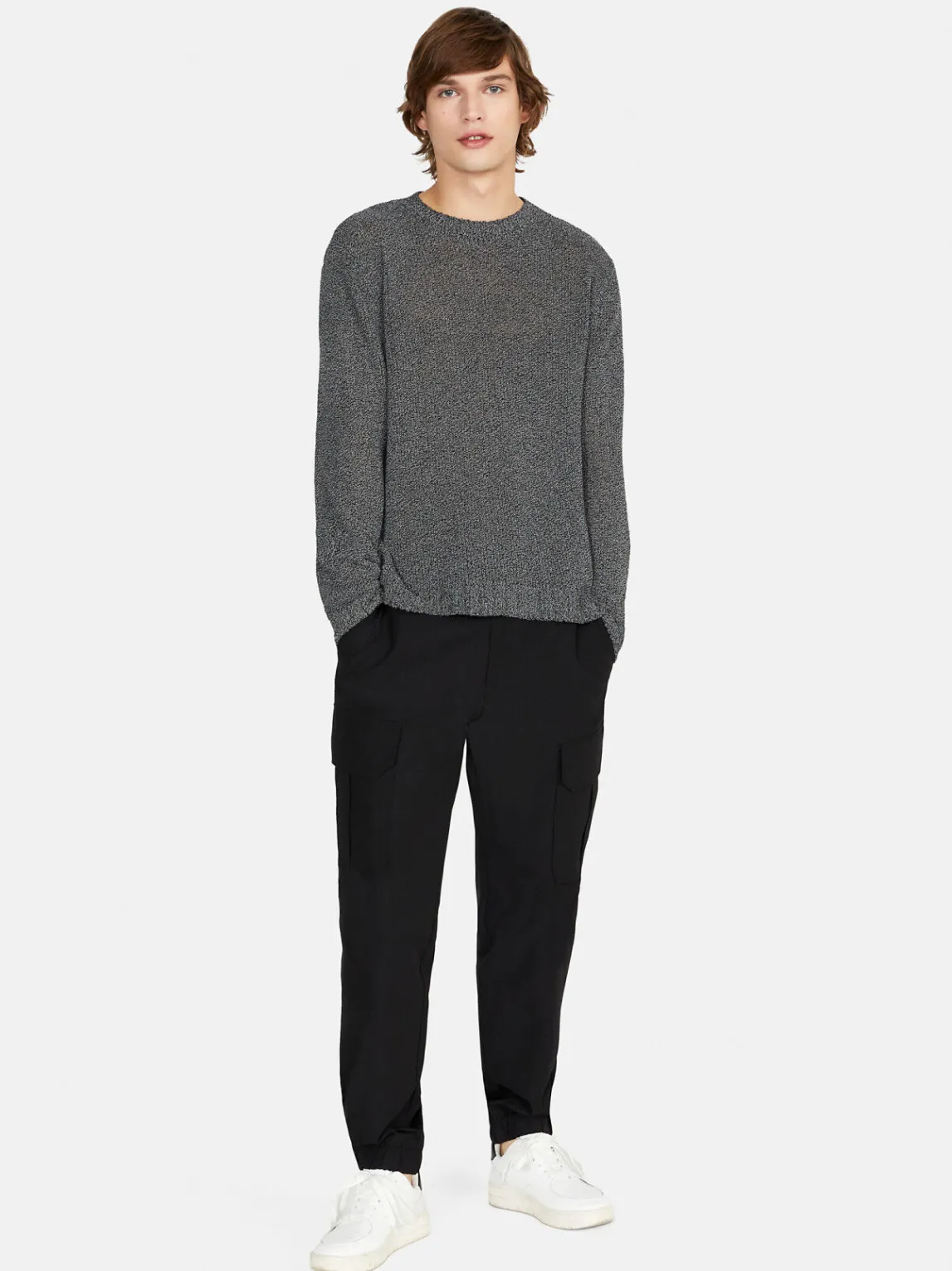 Men Sisley Jumpers & Knitwear<Relaxed Fit Crew Neck Sweater