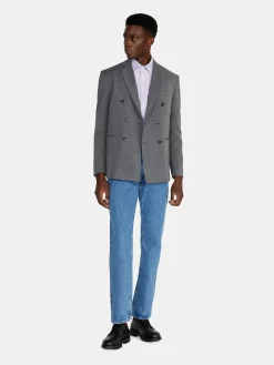 Men Sisley Jackets & Coats<Relaxed Fit Double-Breasted Jacket