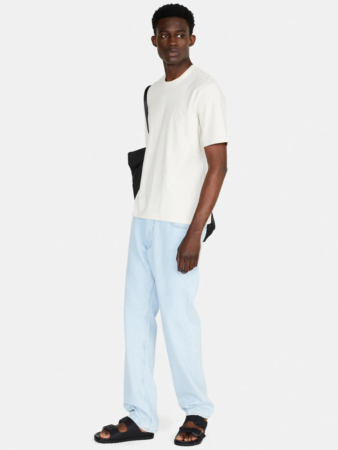 Men Sisley T-Shirts<Relaxed Fit T-Shirt With Embroidery