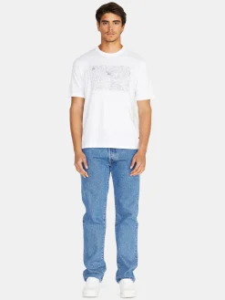 Men Sisley T-Shirts<Relaxed Fit T-Shirt With Print
