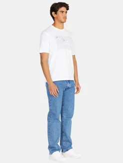 Men Sisley T-Shirts<Relaxed Fit T-Shirt With Print