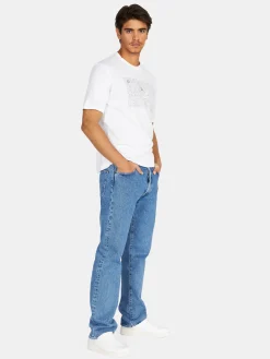 Men Sisley T-Shirts<Relaxed Fit T-Shirt With Print