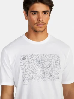 Men Sisley T-Shirts<Relaxed Fit T-Shirt With Print