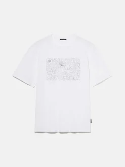 Men Sisley T-Shirts<Relaxed Fit T-Shirt With Print