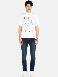 Men Sisley T-Shirts<Relaxed Fit T-Shirt With Print