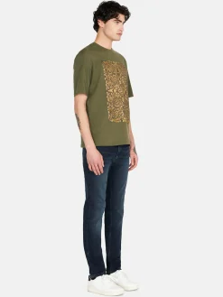 Men Sisley T-Shirts<Relaxed Fit T-Shirt With Print