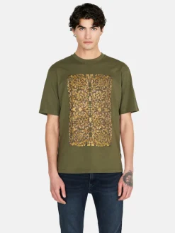 Men Sisley T-Shirts<Relaxed Fit T-Shirt With Print