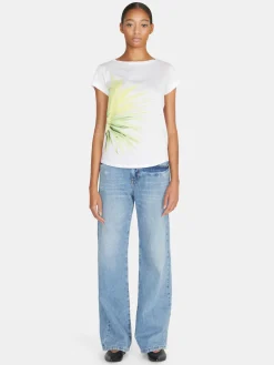 Women Sisley Tops & T-Shirts<Relaxed Fit T-Shirt With Print