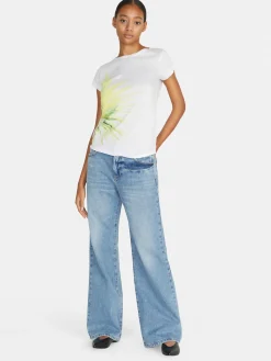 Women Sisley Tops & T-Shirts<Relaxed Fit T-Shirt With Print