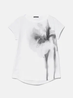 Women Sisley Tops & T-Shirts<Relaxed Fit T-Shirt With Print