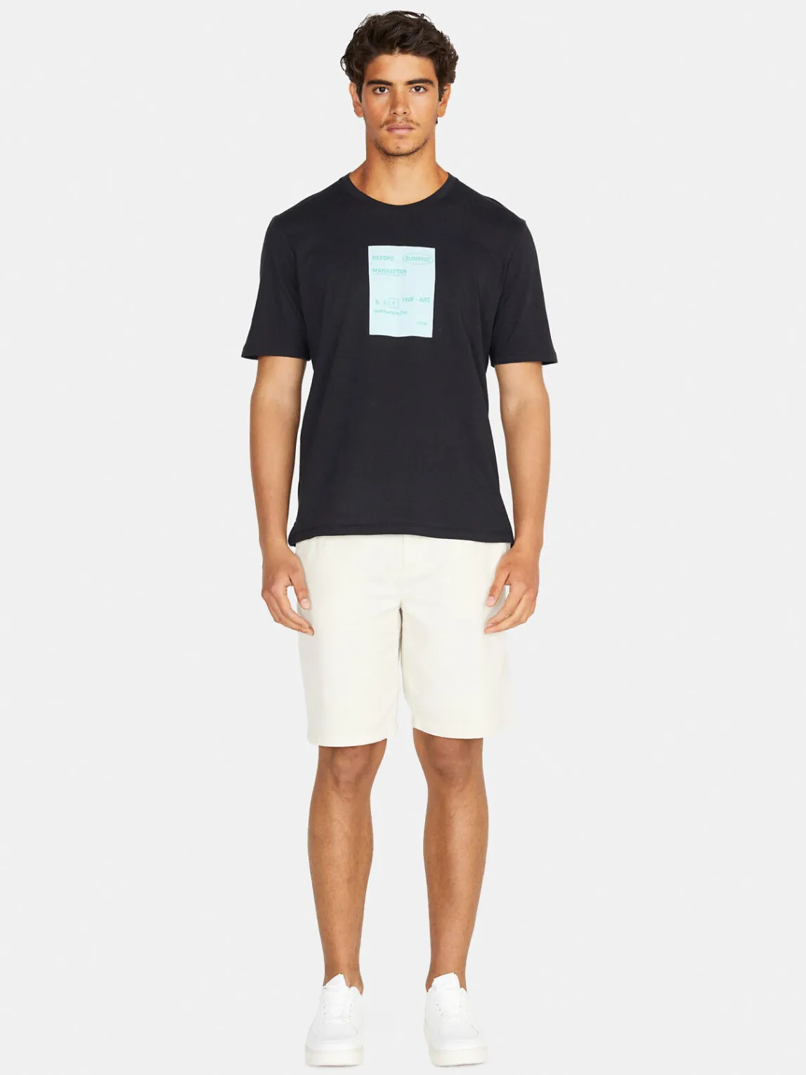 Men Sisley T-Shirts<Relaxed Fit T-Shirt With Print