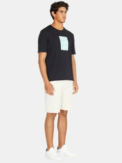 Men Sisley T-Shirts<Relaxed Fit T-Shirt With Print