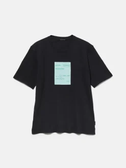 Men Sisley T-Shirts<Relaxed Fit T-Shirt With Print
