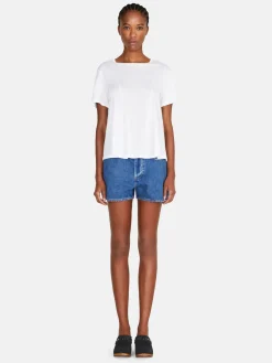 Women Sisley Tops & T-Shirts<Relaxed Fit T-Shirt With Ruffles