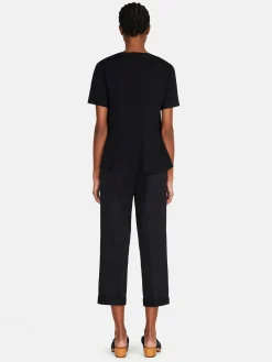 Women Sisley Tops & T-Shirts<Relaxed Fit T-Shirt With Ruffles