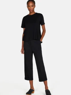 Women Sisley Tops & T-Shirts<Relaxed Fit T-Shirt With Ruffles