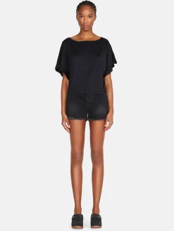 Women Sisley Tops & T-Shirts<Relaxed Fit T-Shirt With Ruffles