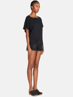 Women Sisley Tops & T-Shirts<Relaxed Fit T-Shirt With Ruffles