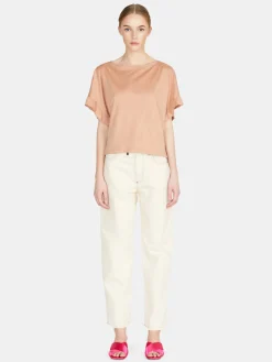 Women Sisley Tops & T-Shirts<Relaxed Fit T-Shirt With Ruffles