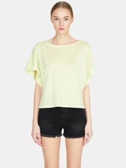 Women Sisley Tops & T-Shirts<Relaxed Fit T-Shirt With Ruffles