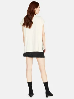 Women Sisley Tops & T-Shirts<Reversible T-Shirt With Crochet