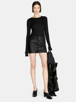 Women Sisley Tops & T-Shirts<Ribbed T-Shirt