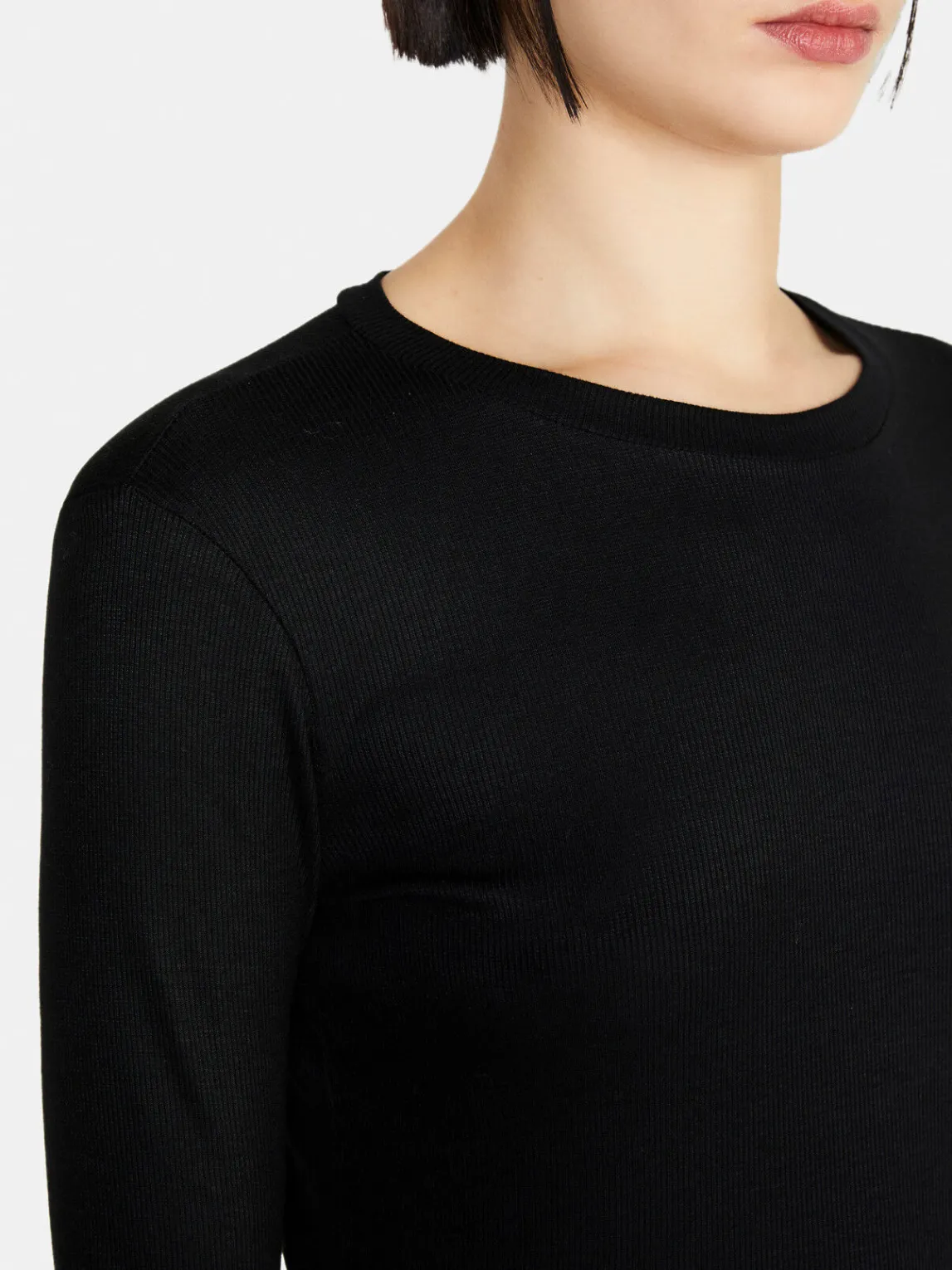 Women Sisley Tops & T-Shirts<Ribbed T-Shirt
