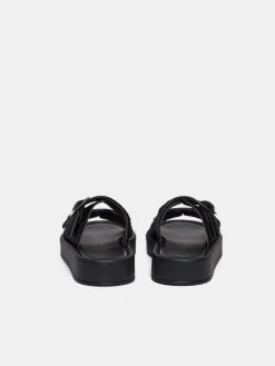 Women Sisley Shoes<Sandals With Calf Hair Buckles