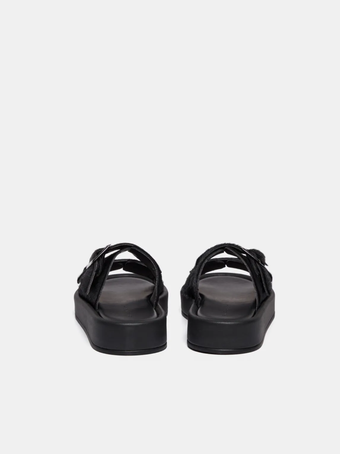Women Sisley Shoes<Sandals With Calf Hair Buckles