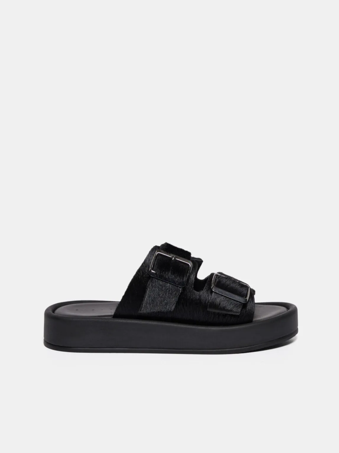 Women Sisley Shoes<Sandals With Calf Hair Buckles