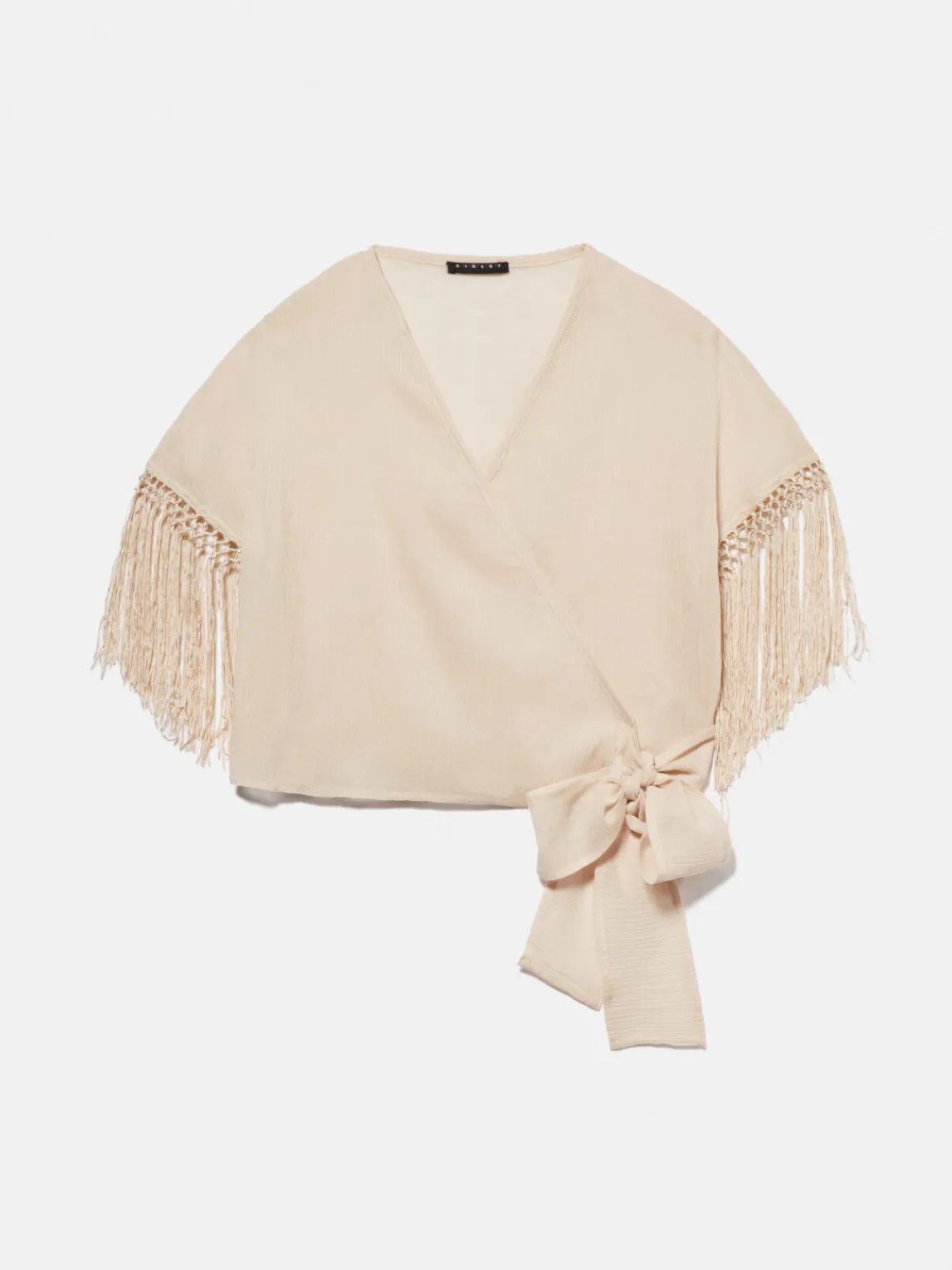 Women Sisley Shirts & Blouses<Shawl With Fringes
