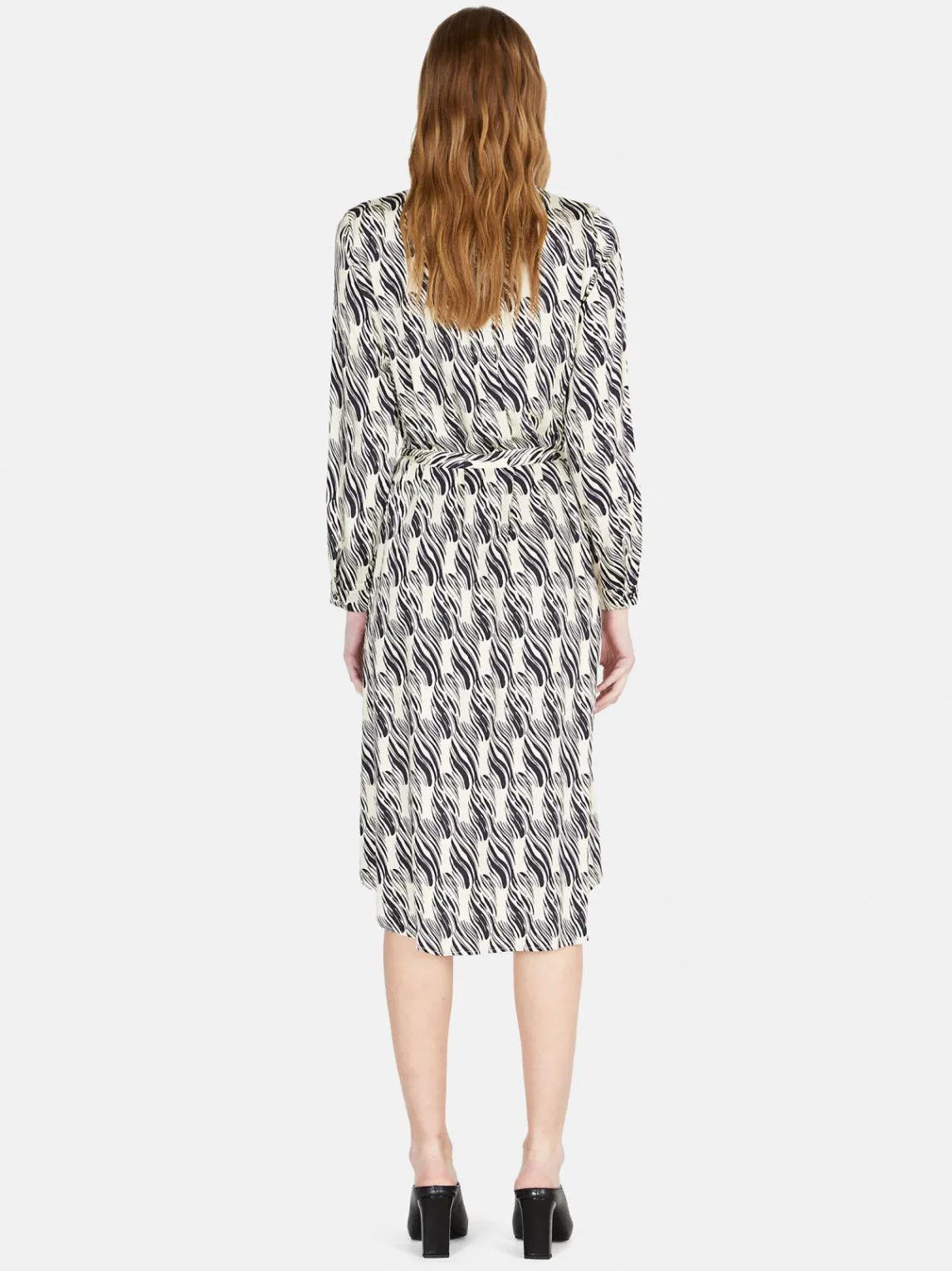 Women Sisley Dresses<Shirt Dress In Printed Satin