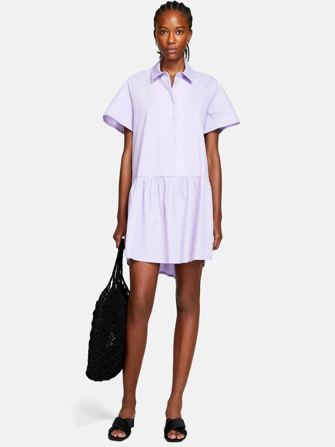 Women Sisley Dresses<Shirt Dress With Maxi Frill
