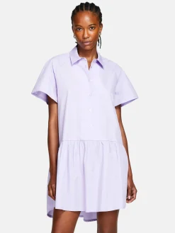 Women Sisley Dresses<Shirt Dress With Maxi Frill
