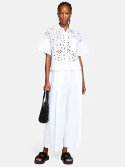 Women Sisley Shirts & Blouses<Shirt In Broderie Anglaise With Pocket