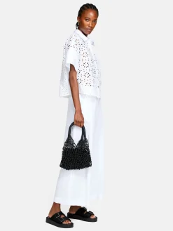 Women Sisley Shirts & Blouses<Shirt In Broderie Anglaise With Pocket
