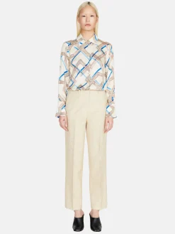 Women Sisley Shirts & Blouses<Shirt In Printed Satin