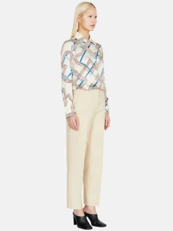 Women Sisley Shirts & Blouses<Shirt In Printed Satin