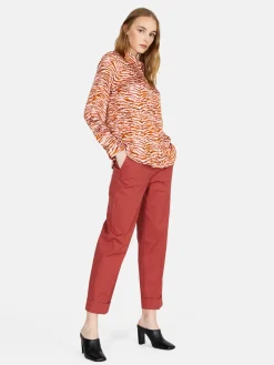 Women Sisley Shirts & Blouses<Shirt In Printed Satin