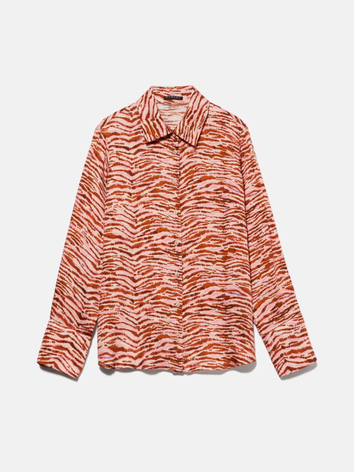 Women Sisley Shirts & Blouses<Shirt In Printed Satin
