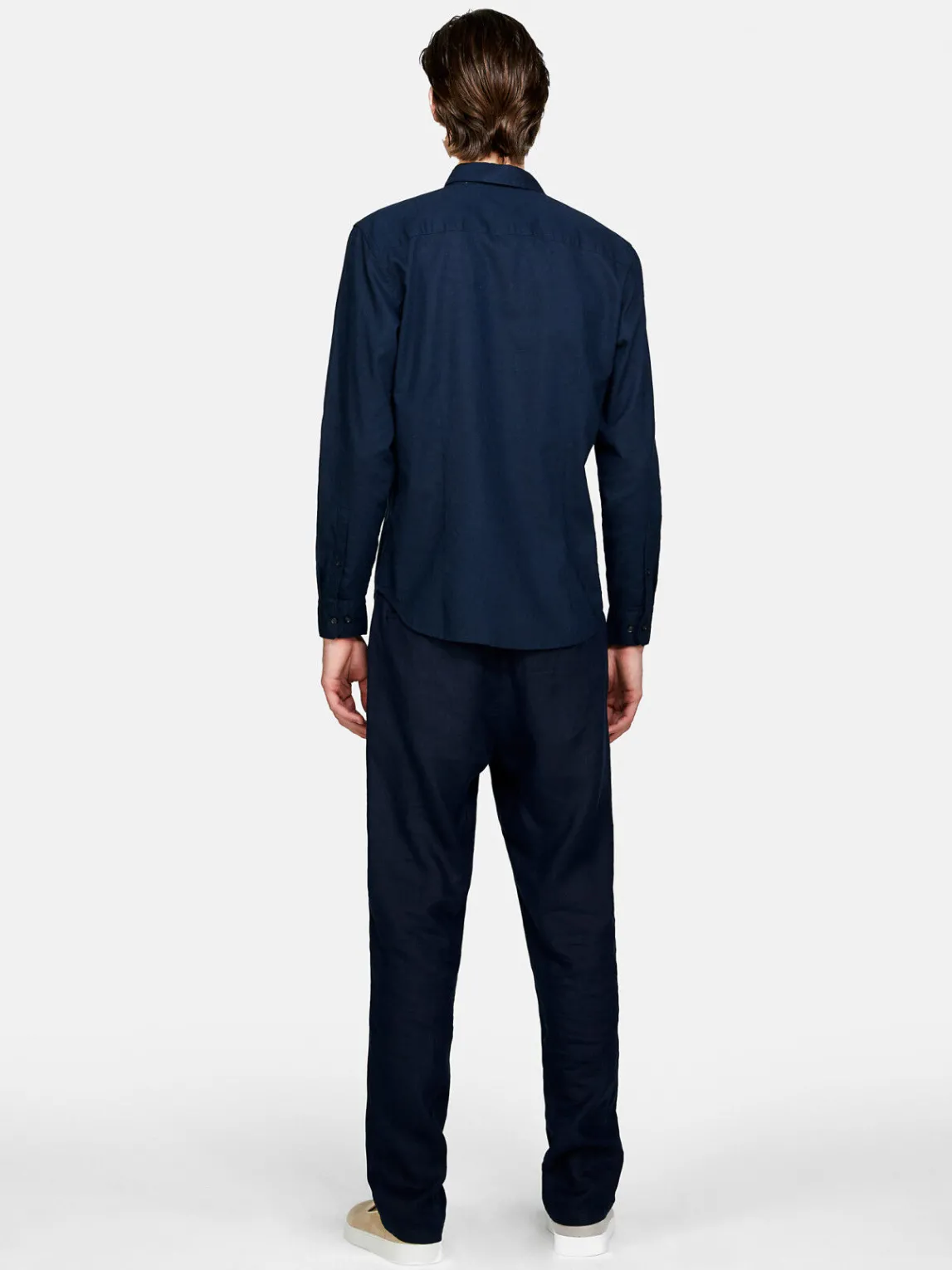 Men Sisley Shirts<Shirt Made From Linen Blend