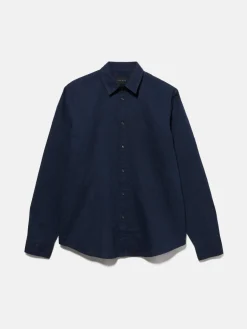 Men Sisley Shirts<Shirt Made From Linen Blend