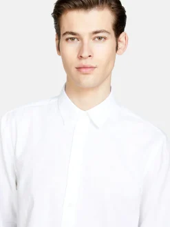 Men Sisley Shirts<Shirt Made From Linen Blend