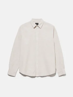 Men Sisley Shirts<Shirt Made From Linen Blend