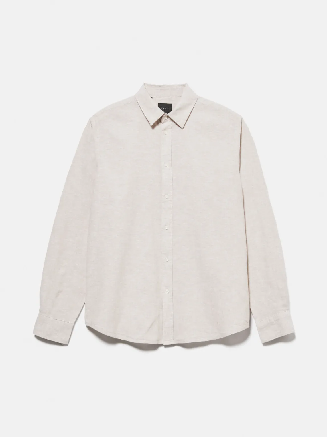 Men Sisley Shirts<Shirt Made From Linen Blend