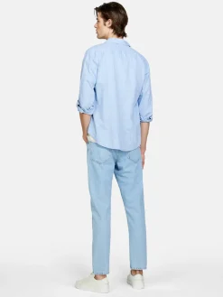 Men Sisley Shirts<Shirt Made From Linen Blend