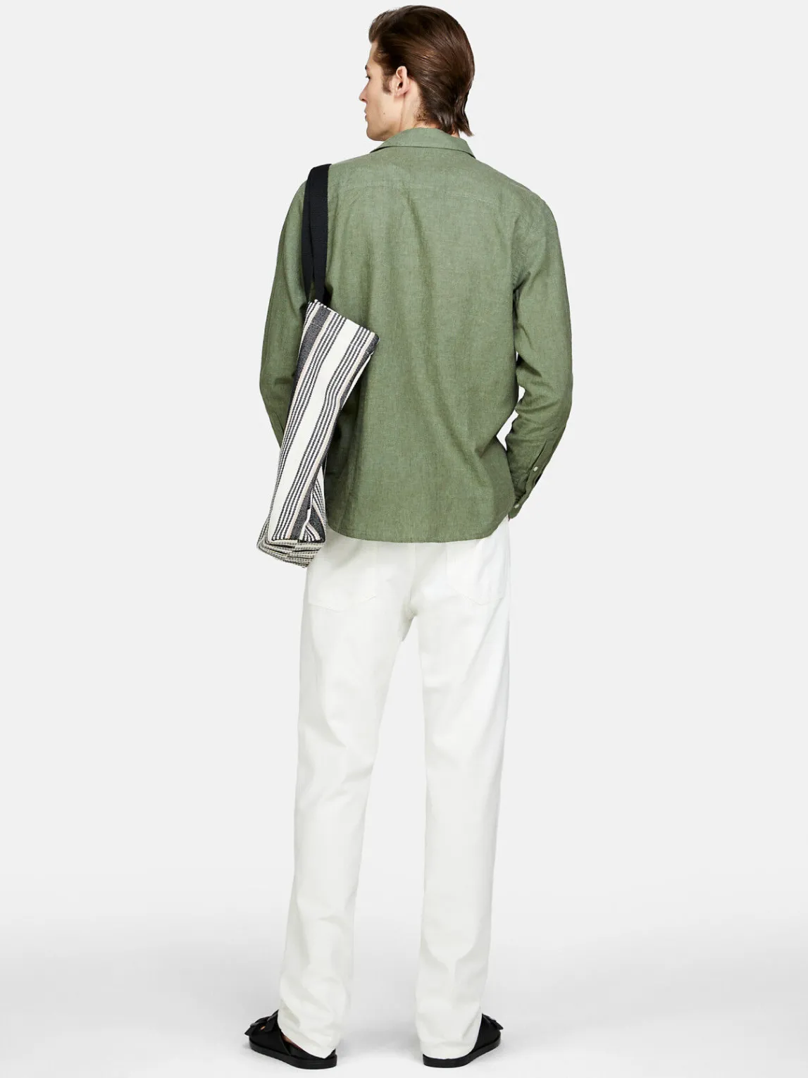 Men Sisley Shirts<Shirt Made From Linen Blend