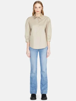 Women Sisley Shirts & Blouses<Shirt With Balloon Sleeves
